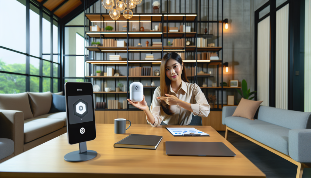 Lights, camera, action! Welcome everyone, to this step-by-step demonstration on how to easily install a smart alarm system in your home office. Today, I'll guide you through the process, ensuring that by the end of this tutorial, you'll have a fully functional smart alarm system up and running, giving you peace of mind and enhanced security for your important documents and equipment. Before we get started, make sure you have the following items at hand: 1. Your smart alarm system kit (including sensors, control panel, and any additional devices like cameras or sirens) 2. The manufacturer’s installation app downloaded on your smartphone or tablet 3. A stable Wi-Fi connection 4. A drill (if necessary for mounting devices) 5. Screwdriver set 6. Batteries or power adapters (depending on your system requirements) 7. User manual (always useful for specific details related to your system) Now, let's get started! *Step 1: Unboxing Your Smart Alarm System* Carefully unbox your smart alarm system and lay out all components on a clean surface. Check against the included inventory list to ensure all parts are present. *Step 2: Planning Your Layout* Decide where to place your control panel; it should be in a central location within your home office, preferably near an entry point for easy access. Next, think about where to place sensors—intrusion sensors on windows and doors, motion sensors in corners for maximum coverage, and any additional devices like cameras or glass break sensors in strategic areas. *Step 3: Installing the Control Panel* If your control panel requires a physical mount: a. Mark the drilling spots using the mounting template. b. Drill holes and insert wall anchors. c. Screw the mounting bracket into the wall. d. Attach the control panel to the bracket and secure it. If it's a plug-and-play device, just plug it into a power outlet and ensure it's within range of your Wi-Fi network. *Step 4: Pairing Devices* Follow the manufacturer's instructions to pair each sensor and device with the control panel. This often involves simply scanning a QR code with your smartphone or entering a serial number into the app. *Step 5: Mounting Sensors and Devices* Place door/window sensors on the top corner of each entry point to your home office. Mount motion detectors about 6-8 feet above the floor for optimal detection range. To install each sensor: a. Clean the mounting surface thoroughly. b. Peel the backing off the adhesive strips or prepare screws and wall anchors for a more permanent fix. c. Press the sensor firmly onto the surface or screw them in place. Repeat the process for all additional devices like cameras or glass break sensors as per the manufacturer's guidelines. *Step 6: Configuring Your System* Power on all devices and use your installation app to connect them to your home Wi-Fi network. Configure your settings—arming, disarming, notifications, and customize rules as necessary. *Step 7: Testing Your System* Use the system's test mode (refer to the user manual) to ensure that all sensors and devices are functional and communicating with the control panel. Open doors and windows, walk past motion sensors, and trigger alarms to ensure everything is in working order. And voila! Your smart alarm system is now installed and protecting your home office. Set reminders to check battery levels and perform system updates as required to keep it running smoothly. That concludes our demonstration today. Thank you for following along, and remember, always refer to your user manual for specific instructions related to your particular system. Now, enjoy the increased security and convenience of your new smart alarm system!